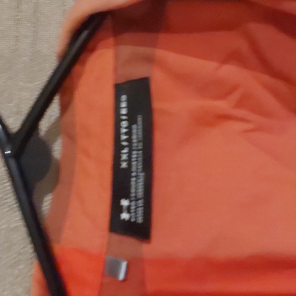 Under Armour Plaid Button-Down Shirts - Orange and Blue - Picture 2 of 4